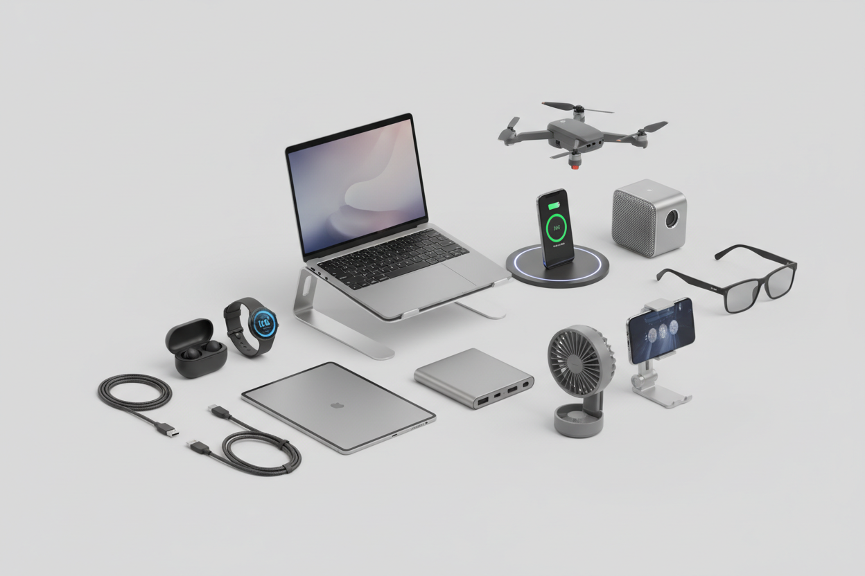 Gadgets Banner - Light Gray